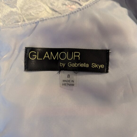 Glamour silvery lavender sleeveless dress - 8 - Picture 7 of 7